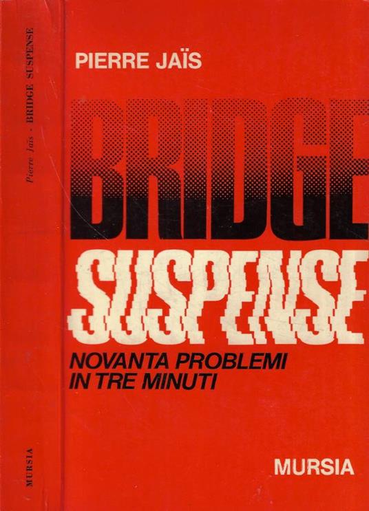 Bridge suspense - Pierre Jais - copertina