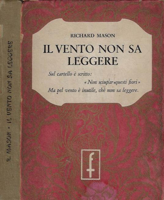 Il vento non sa leggere - Richard Mason - copertina