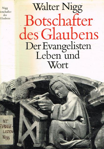 Botschafter des glaubens - Walter Nigg - copertina