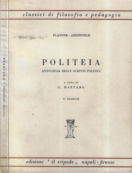 Politeia - Platone - copertina