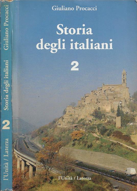Storia degli italiani. Vol. II - Giuliano Procacci - copertina