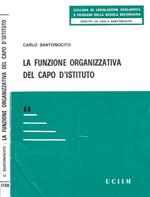 La funzione organizzativa del capo d'Istituto