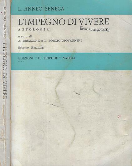 L' impegno di vivere - L. Anneo Seneca - copertina