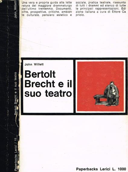 Bertolt Brecht e il suo teatro - John Willett - copertina