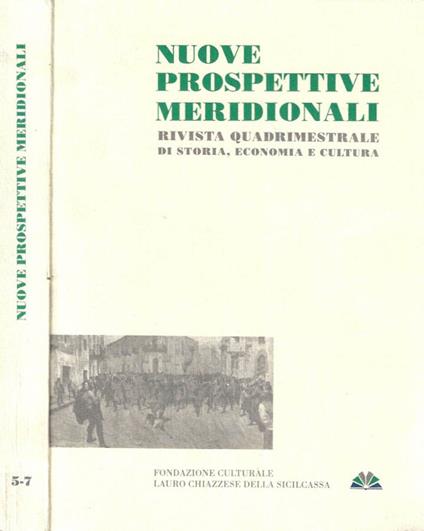 Nuove Prospettive Meridionali. Rivista Quadrimestrale di Storia, Economia e Cultura, anno III - n. 5, 6, 7, gennaio - dicembre 1993 - copertina