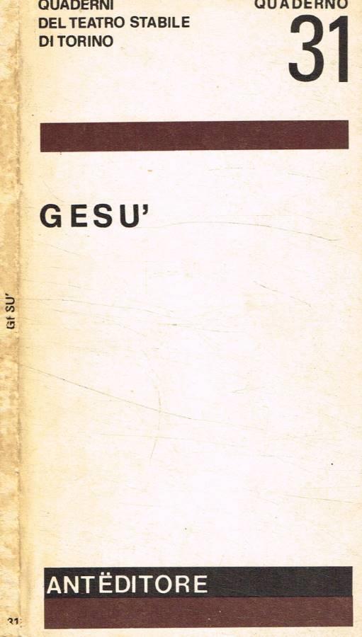 Gesù - copertina