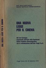 Una nuova legge per il cinema