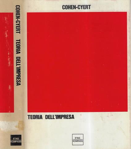 Teoria d'impresa - copertina