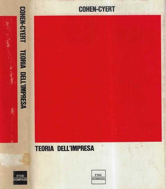 Teoria d'impresa - copertina