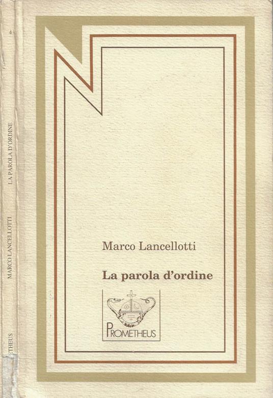 La parola d'ordine - copertina