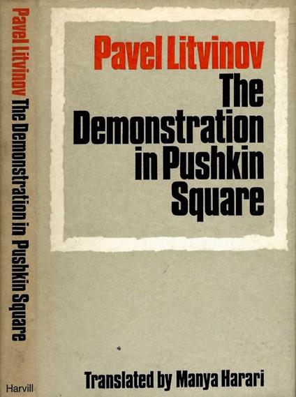 The demonstration in Pushkin Square - copertina