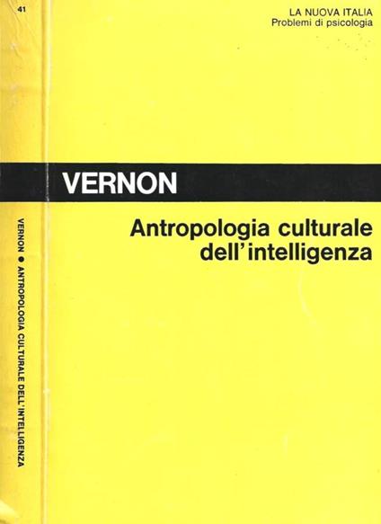 Antropologia culturale dell'intelligenza - copertina