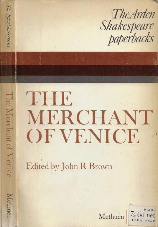 The Merchant of Venice - John Russell Brown - copertina