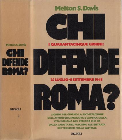 Chi difende Roma? - Melton S. Davis - copertina