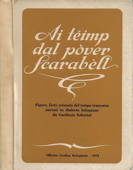 Ai téimp dal pòver Scarabèll - Gaetano Marchetti - copertina