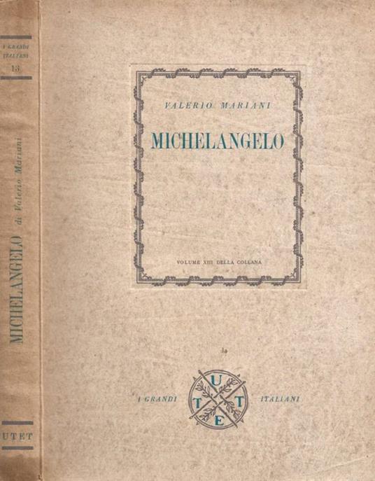 Michelangelo - Valerio Mariani - copertina