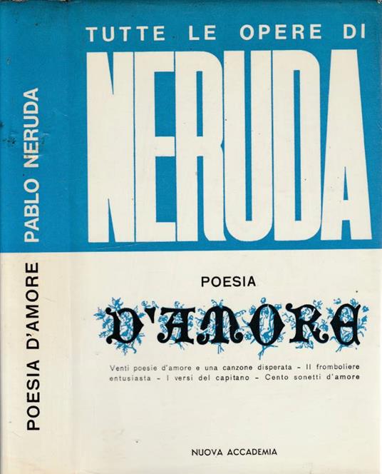 Poesia d'amore - Pablo Neruda - copertina