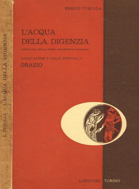 L' acqua della digenzia - Enrico Turolla - copertina