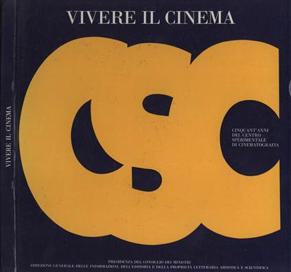 Vivere il cinema - copertina