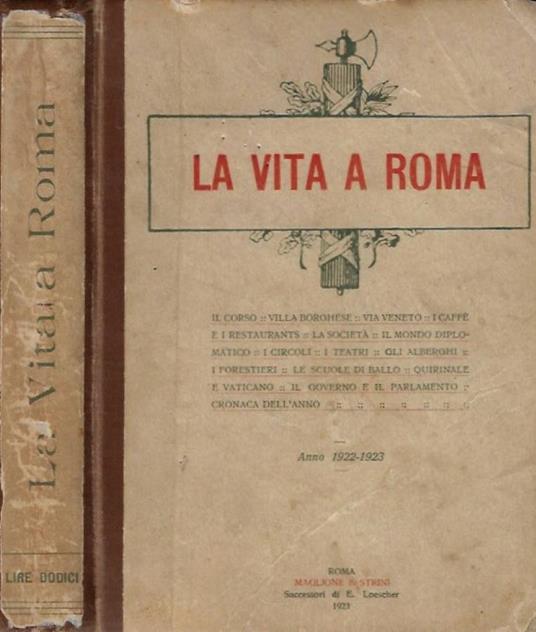 La vita a Roma - copertina