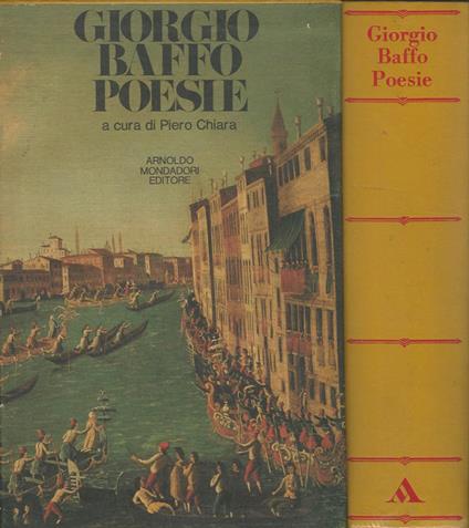 Poesie - Giorgio Baffo - copertina