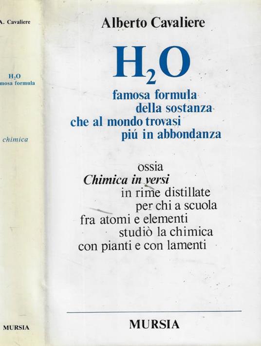 H2O - Alberto Cavaliere - copertina