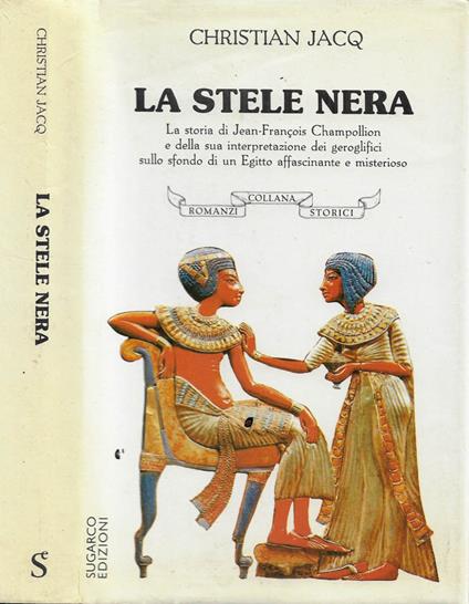 La stele nera - Christian Jacq - copertina