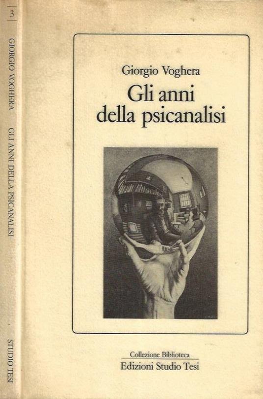 Gli anni della psicanalisi - Giorgio Voghera - copertina