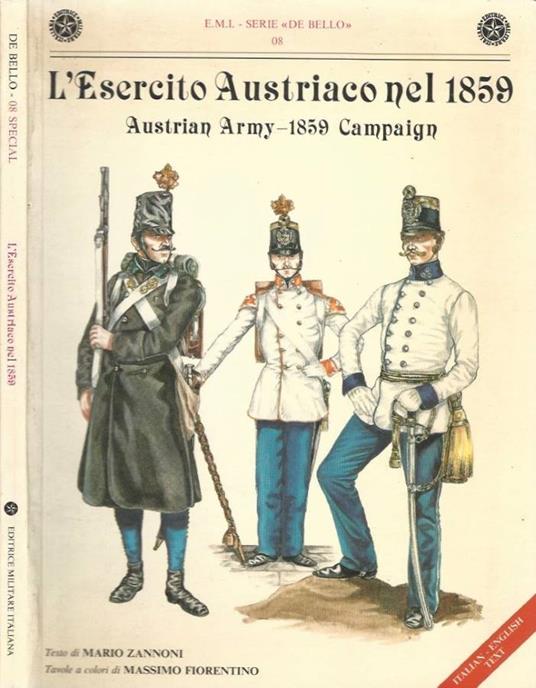 L' Esercito Austriaco nel 1859 - Mario Zannoni - copertina