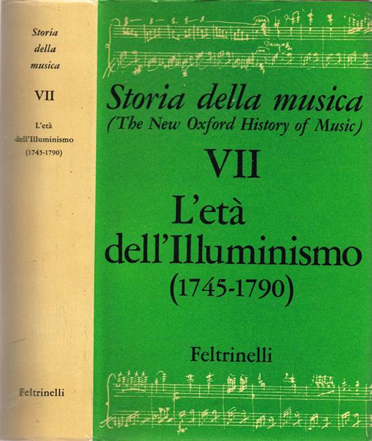 L' età dell'Illuminismo - Egon Wellesz - copertina