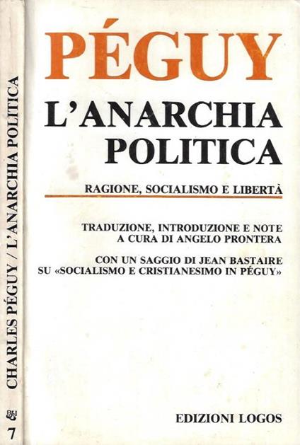 L' anarchia politica - Charles Péguy - copertina