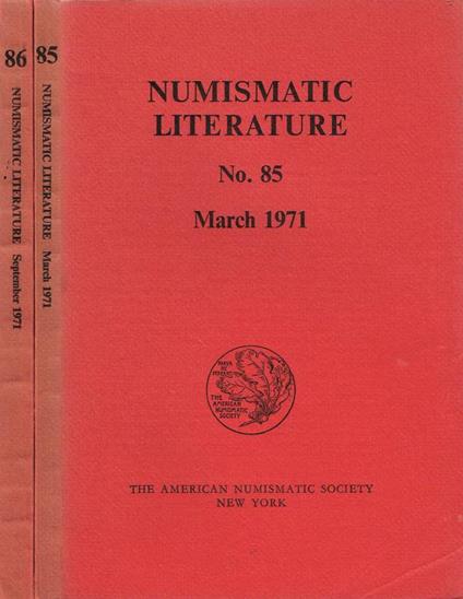 Numismatic Literature - copertina