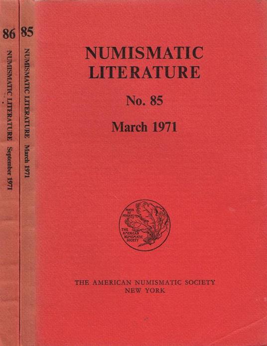 Numismatic Literature - copertina