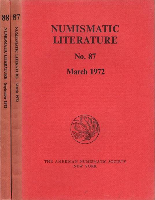 Numismatic Literature - copertina