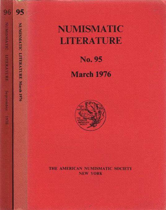 Numismatic Literature - copertina