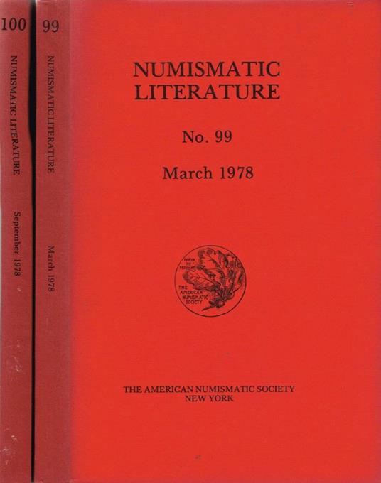 Numismatic Literature - copertina