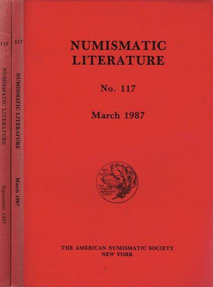 Numismatic Literature - copertina