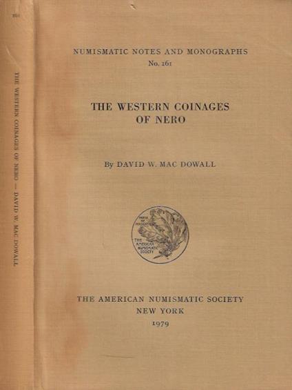 The Western Coinages Of Nero - copertina