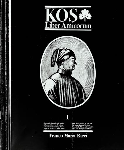 KOS Liber Amicorum, numero 1, 2, 3, 4, 5, 6, 7, 9, 10 - Roy Porter - copertina