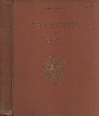 L' Università di Roma - copertina