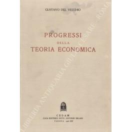 Progressi della teoria economica - Gustavo Del Vecchio - copertina