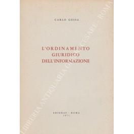 L' ordinamento giuridico dell'informazione - Carlo Gessa - copertina