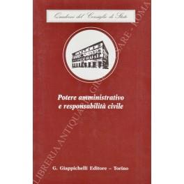 Potere amministrativo e responsabilità civile - copertina