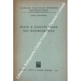 Stato e costituzione nel risorgimento - Carlo Ghisalberti - copertina