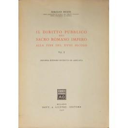 Il diritto pubblico del Sacro Romano Impero alla fine del XVIII secolo - Emilio Bussi - copertina