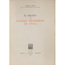 Il delitto di illegale ripartizione di utili - Alberto Crespi - copertina