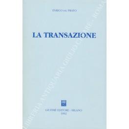 transazione - Enrico Del Prato - copertina