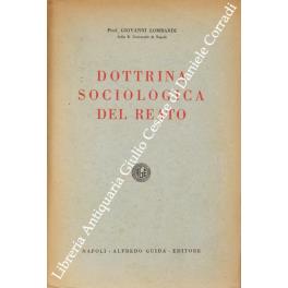 Dottrina sociologica del reato - Giovanni Lombardi - copertina