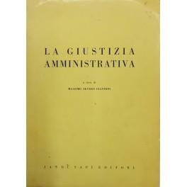 giustizia amministrativa - Massimo Severo Giannini - copertina