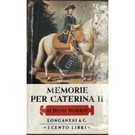 Memorie per Caterina II - Denis Diderot - copertina